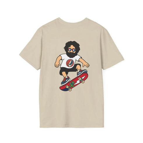 Grateful Dead - Shreddin' Jerry - Life is dead. Two-Sided Print Grateful Dead TShirt - StealieShop