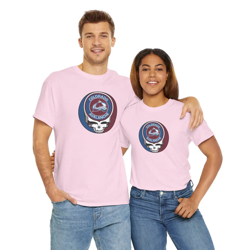 Colorado Avalanche Grateful Dead Steal Your Face T-Shirt Printify
