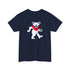 Grateful Dead - Front + Back Print - New York Yankees Stealie / Dancing Bear T-Shirt - MLB - StealieShop