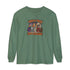 Trick-Or-Treating at Jerry's Place Garment-Dyed Long Sleeve T-Shirt