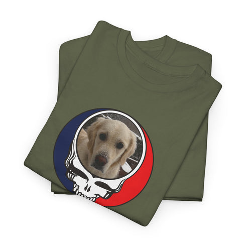 Custom Dog Stealie Unisex Grateful Dead T-Shirt (100)