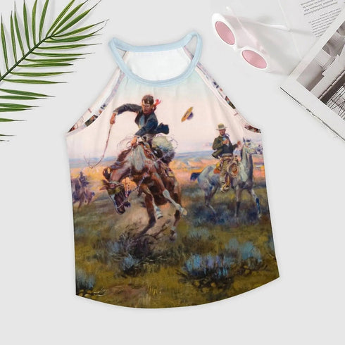 Grateful Dead - Vintage Western Cowboy Women's Tank Top - StealieShop