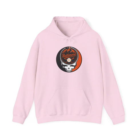 Grateful Dead - Baltimore Orioles Grateful Dead Unisex Heavy Blend Hoodie - Hooded Sweatshirt - StealieShop