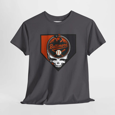 Grateful Dead - Home Run Collection: Baltimore Edition Grateful Dead Steal Your Face T-Shirt - MLB - StealieShop