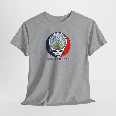 Whitefish Trail Map Stealie Grateful Dead T-Shirt