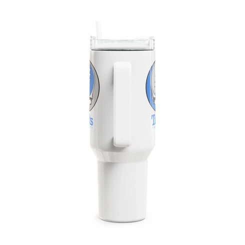 Grateful Dead - Tufts University Stealie "Fat Man" Tumbler, Double Insulated 40oz Travel Mug - StealieShop
