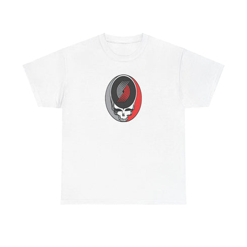 Portland Trailblazers Grateful Dead T-Shirt - NBA - StealieShop