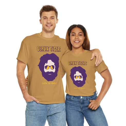 Geaux Tigers / LSU Jerry Grateful Dead T-Shirt StealieShop