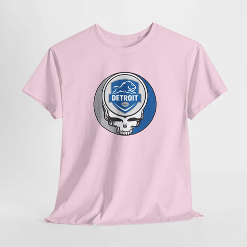 Grateful Dead - Detroit Lions Grateful Dead Steal Your Face T-Shirt - NFL - StealieShop