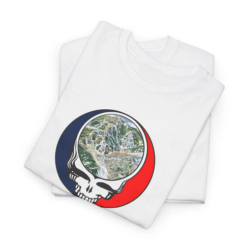 Beaver Creek Trail Map Stealie Grateful Dead T-Shirt