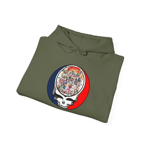 Grateful Dead - Ramones Stealie Unisex Heavy Blend Hoodie - StealieShop