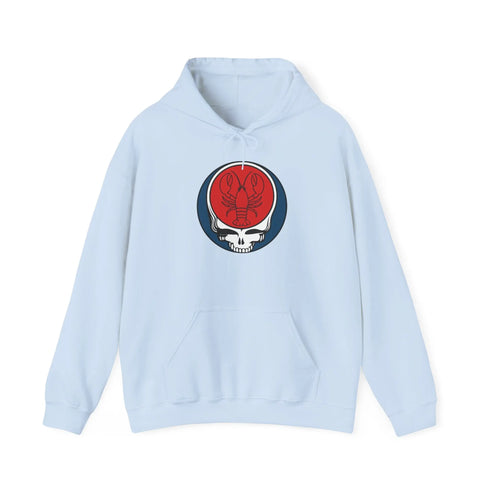 Grateful Dead - Steal Your Lobster Stealie Grateful Dead Hooded Sweatshirt - StealieShop