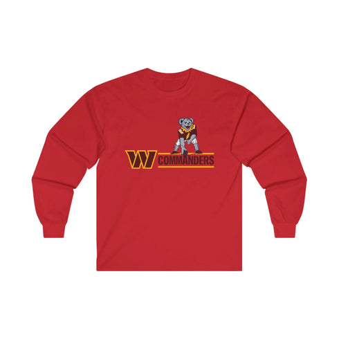 Washington Commanders Dancing Bear Long Sleeve Tee - NFL - StealieShop