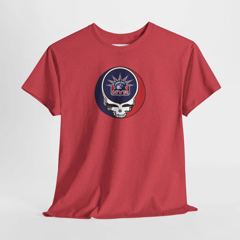 Grateful Dead - New York Rangers Grateful Dead Steal Your Face T-Shirt - NHL - StealieShop