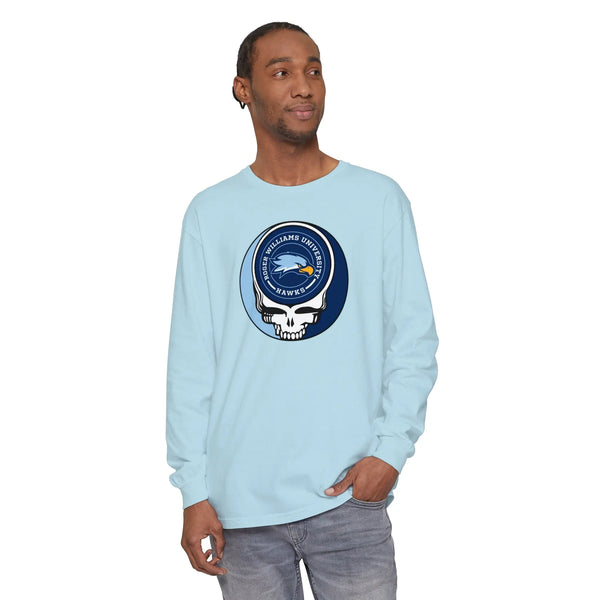 Roger Williams University Garment-Dyed Long Sleeve T-Shirt StealieShop