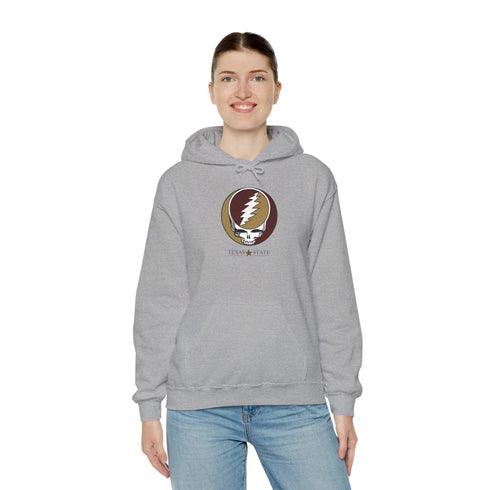 Texas State University Grateful Dead Hoodie - Hooded Sweatshirt StealieShop