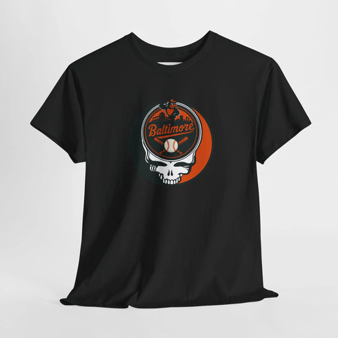 Grateful Dead - Baltimore Orioles Grateful Dead Steal Your Face T-Shirt - MLB - StealieShop