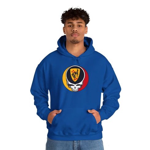 New Mexico Military Institute Grateful Dead Steal Your Face Unisex Hoodie StealieShop