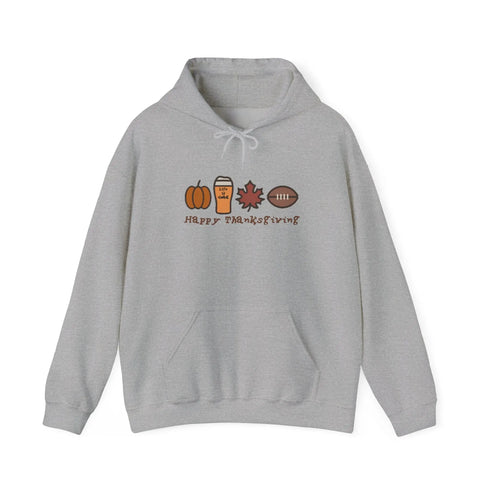 Life is dead. Happy Thanksgiving Unisex Heavy Blend Hoodie