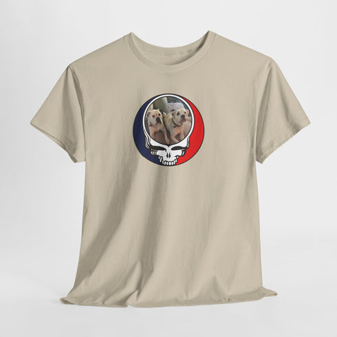 Custom Dog Stealie Unisex Grateful Dead T-Shirt (97)