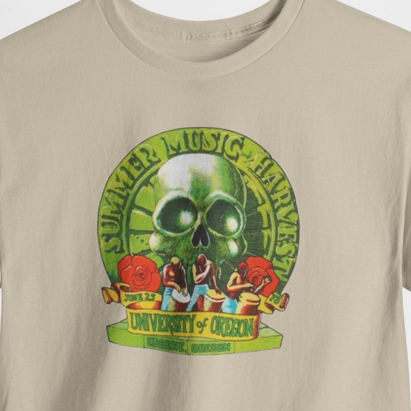 Oregon Summer Music Harvest - Unisex Grateful Dead T-Shirt - Iconic Tour Tees