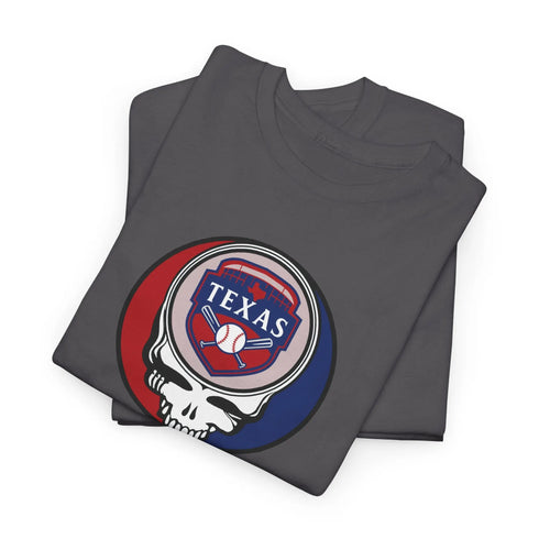 Grateful Dead - Texas Rangers Grateful Dead Steal Your Face T-Shirt - MLB - StealieShop