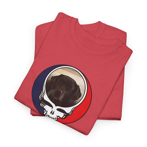 Custom Dog Stealie Unisex Grateful Dead T-Shirt (74)
