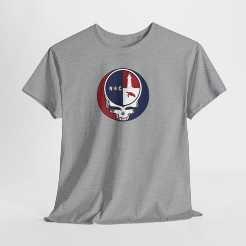 North Carolina "Unofficial" State Flag Stealie Grateful Dead T-Shirt