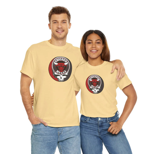 Chicago Bulls Grateful Dead Tee StealieShop