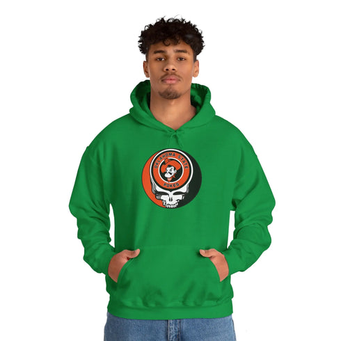 Oklahoma State University Grateful Dead Unisex Heavy Blend Hoodie - Hooded Sweatshirt - StealieShop