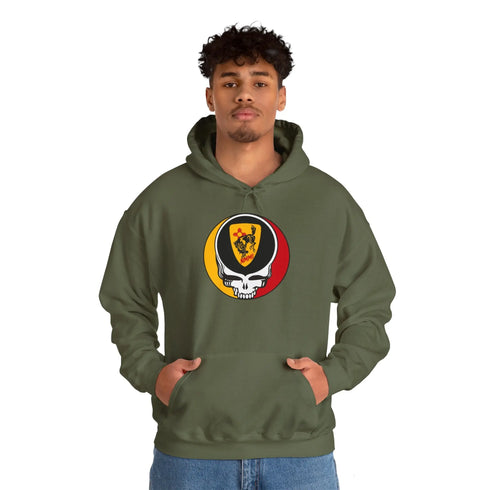 New Mexico Military Institute Grateful Dead Steal Your Face Unisex Hoodie StealieShop