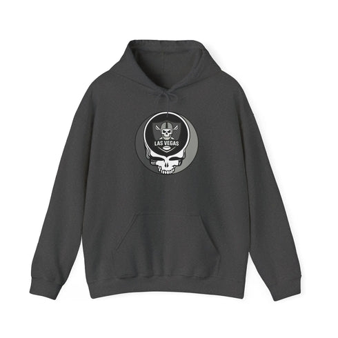 Grateful Dead - Las Vegas Raiders Stealie Grateful Dead Hooded Sweatshirt - NFL - StealieShop