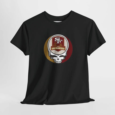 Grateful Dead - San Francisco 49ers Grateful Dead Steal Your Face T-Shirt - NFL - StealieShop