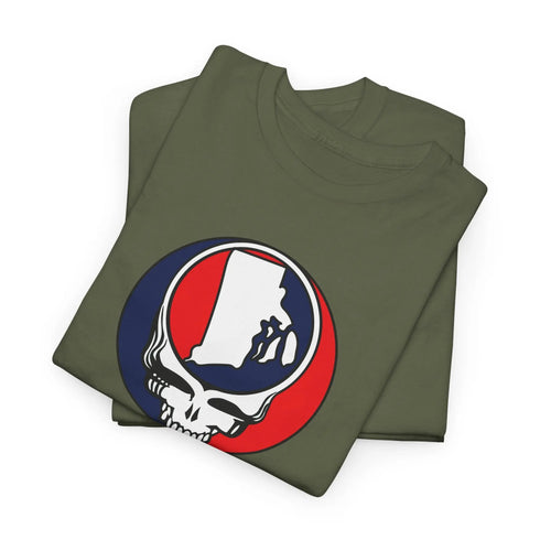 Rhode Island Map Stealie Grateful Dead T-Shirt