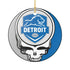 Grateful Dead - Detroit Football Stealie Christmas Ornament - StealieShop