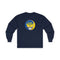 Grateful Dead - Ukraine Stealie Unisex Cotton Long Sleeve Teeย - StealieShop