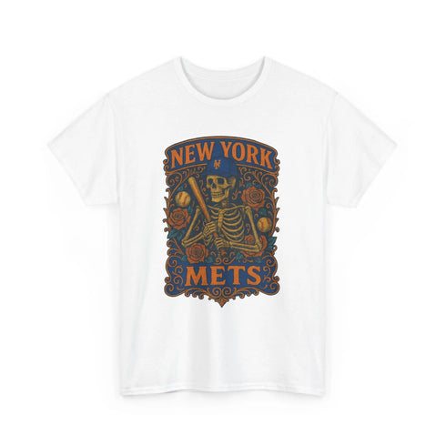 Grateful Dead - New York Mets Retro Poster Art T-shirt - StealieShop