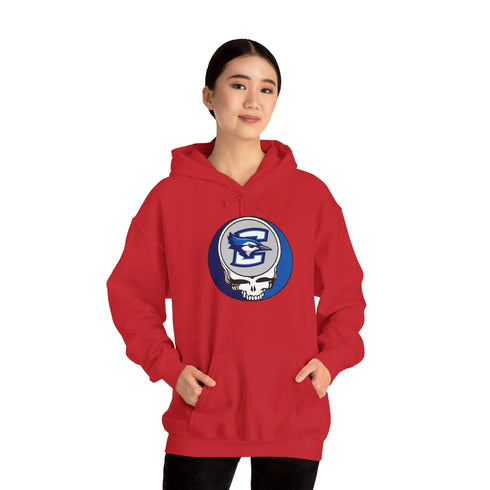 Creighton University Grateful Dead Unisex Heavy Blend Hoodie - StealieShop