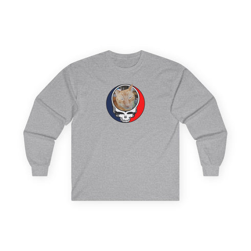 Custom Cat Stealie Grateful Dead Long Sleeve Tee (56)