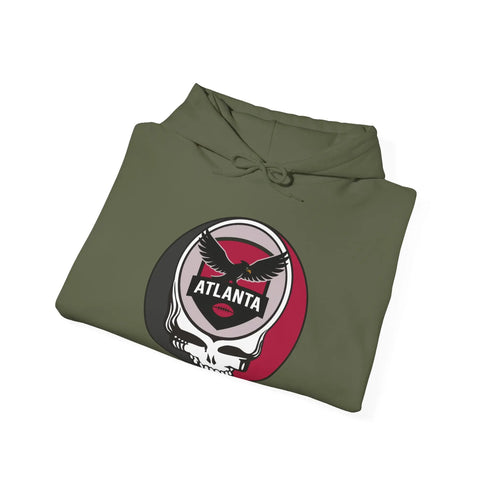 Grateful Dead - Atlanta Falcons Stealie Grateful Dead Unisex Hoodie - NFL - StealieShop