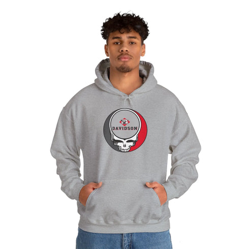 Davidson College Grateful Dead Steal Your Face Unisex Hoodie - StealieShop