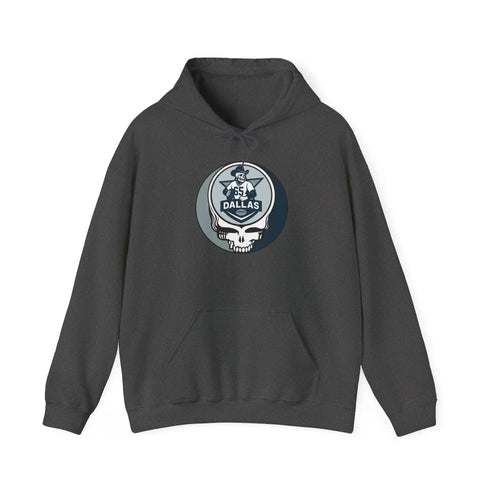 Grateful Dead - Dallas Cowboys Stealie Grateful Dead Hooded Sweatshirt - NFL - StealieShop