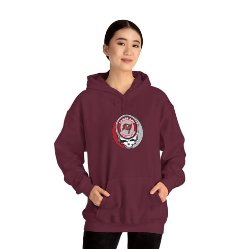 Tampa Bay Bucaneers Grateful Dead Hooded Sweatshirt - NFL Fan Apparel - StealieShop