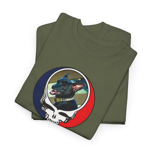 Custom Dog Stealie Unisex Grateful Dead T-Shirt (82)