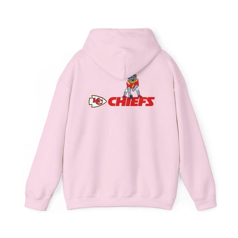Grateful Dead - Kansas City Chiefs Dancing Bear Two-Sided Unisex Hoodie - Bucs - StealieShop