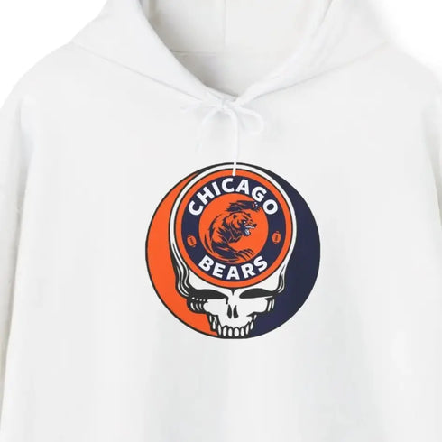 Chicago Bears Original Stealie Grateful Dead Hooded Sweatshirt - NFL