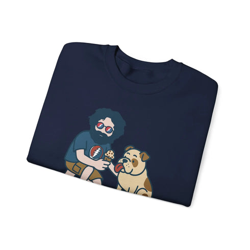 Grateful Dead - Jerry and Frank Are Sharin' | Life is dead. Crewneck Sweatshirt - StealieShop