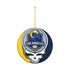 Grateful Dead - Los Angeles Football Stealie Christmas Ornament - StealieShop