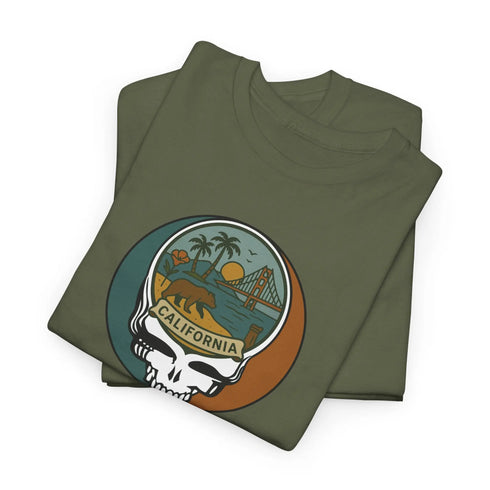 Grateful Dead - California State Stealie Grateful Dead Grateful Dead T-Shirt - StealieShop
