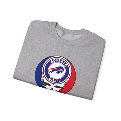 Buffalo Bills Logo Grateful Dead Crewneck Grateful Dead Sweatshirt